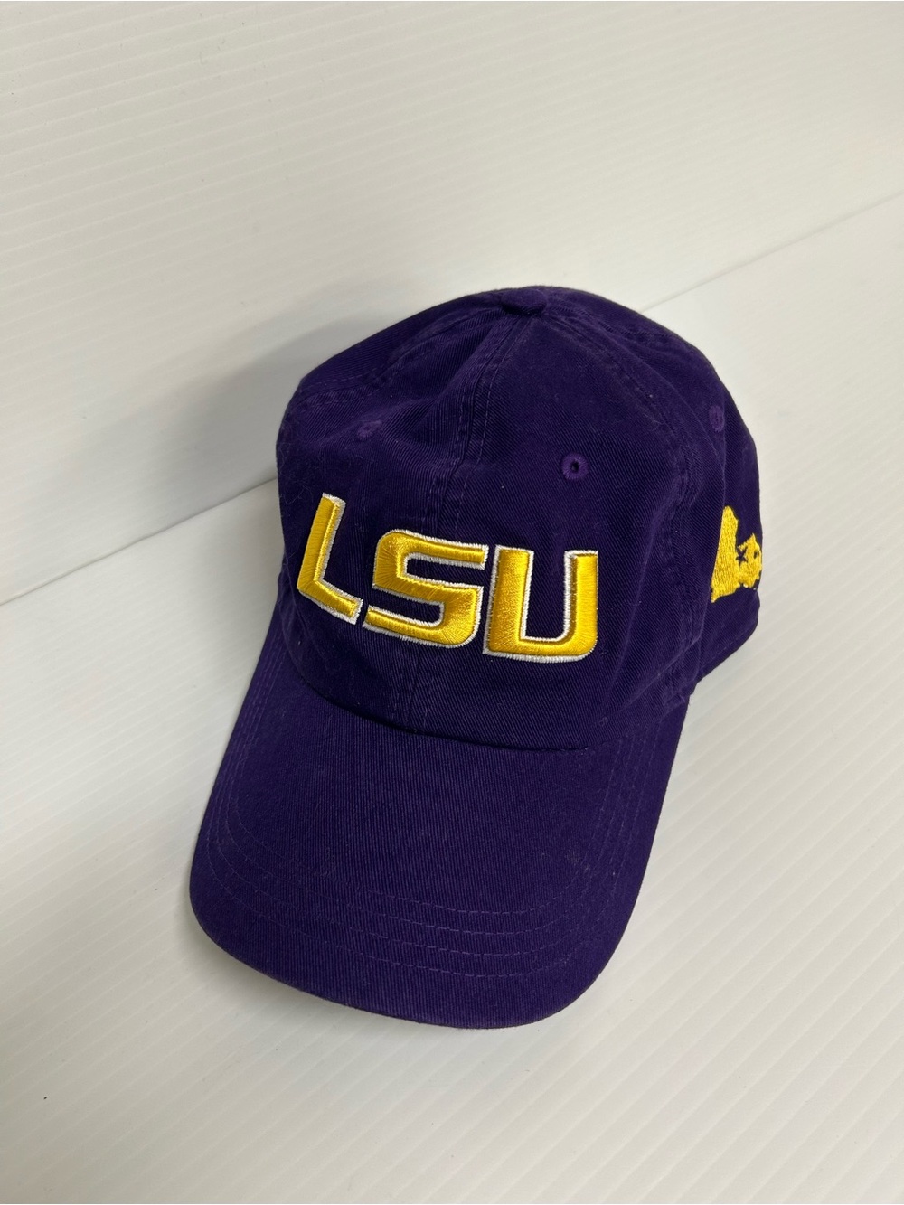 LSU Mens Golf Hat Purple Adjustable Dri Fit Tigers 225 Baton Rouge